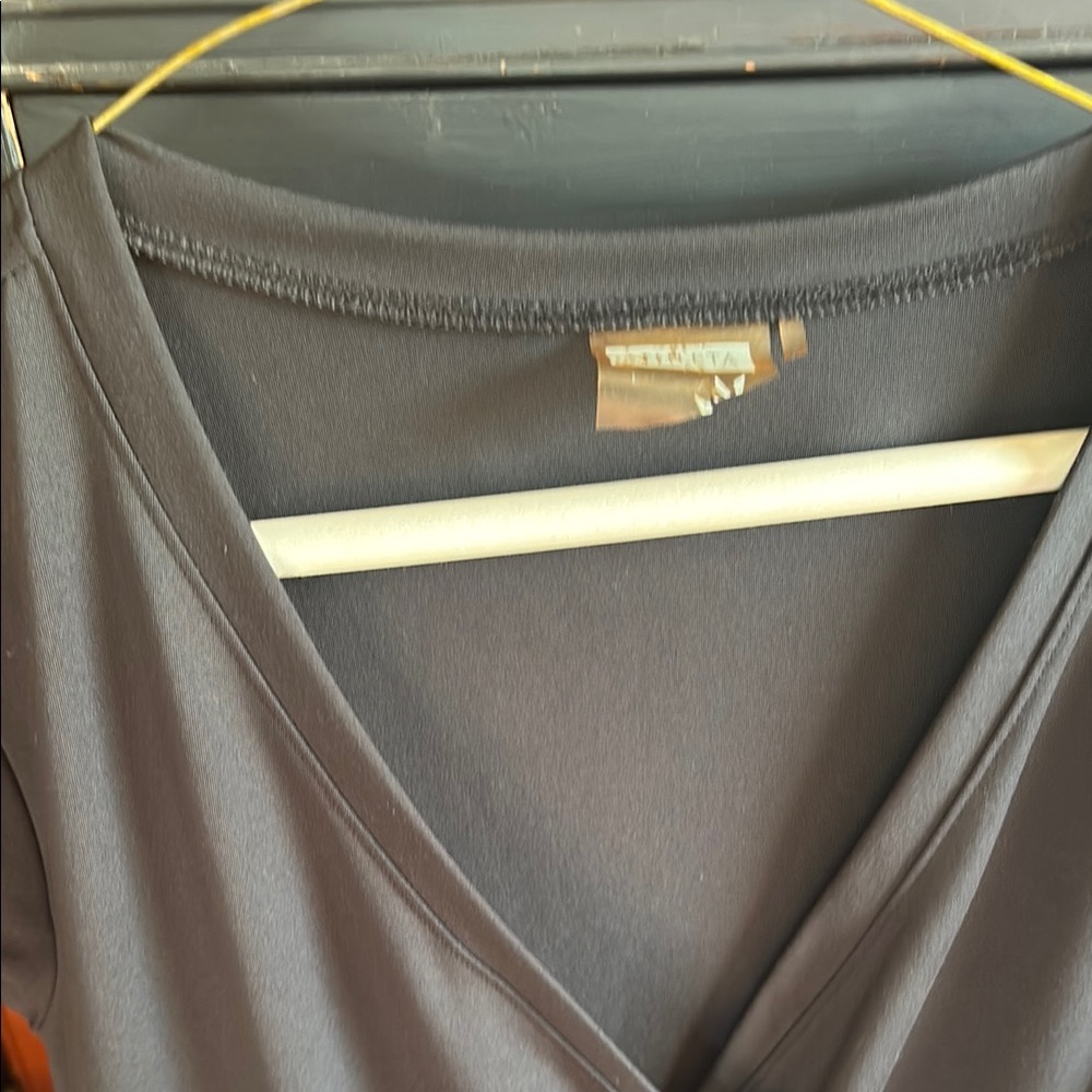 Black V-Neck athleta dress